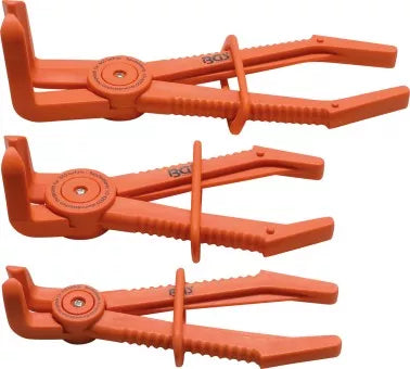 Hose Clamp Pliers Set 90° Angled 155-220 mm 3 pcs.