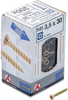 Multi-Purpose Screws Cross Slot PZ2 3.5 x 30 mm 200 pcs.