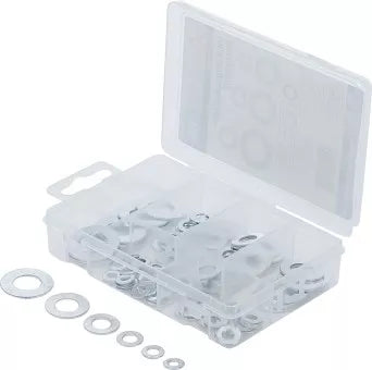 Washer Assortment Ø 4 - 12 mm (internal diameter) 130 pcs.
