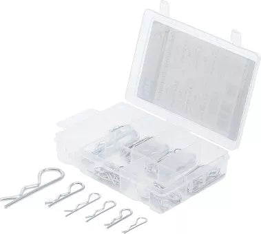 Spring Split Pin Assortment Ø 1.2 - 3.0 mm 48 pcs.