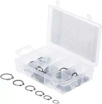 External Circlip Assortment Ø 8 - 19 mm 78 pcs.