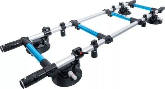 Windshield Installation Frame with Swivable Suction Cups