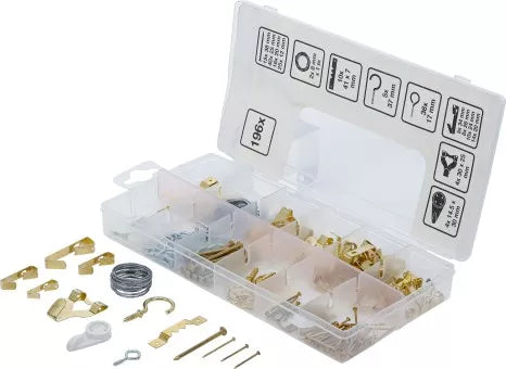 Picture Hook Assortment 196 pcs.