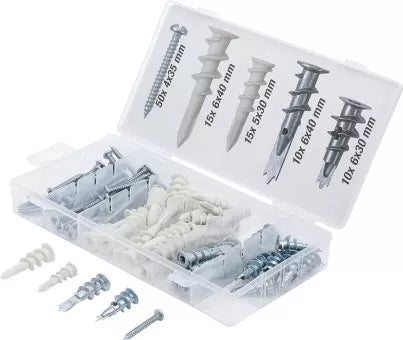 Plasterboard Dowel Assortment 100 pcs.