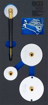 Tool Tray 1/3: Adaptor Set for Air Brake Bleeder 4 pcs.