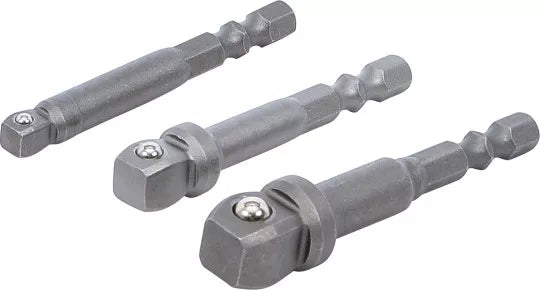 Electric Drill Wobble Adaptor Set 6.3 mm (1/4") Drive 3 pcs.
