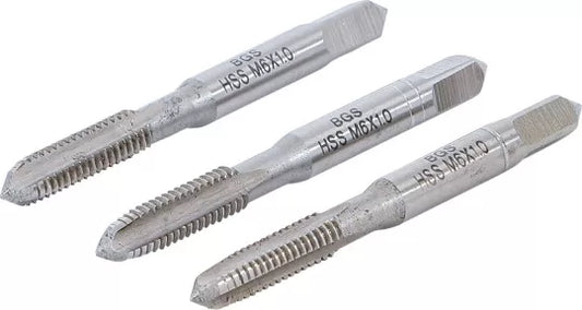 Tap Set Starter, Plug, Bottoming Tap HSS-G M6 x 1.0 3 pcs.