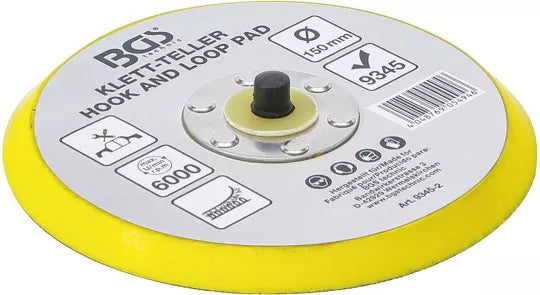 Hook and Loop Pad for BGS 9345 Ø 150 mm