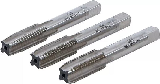 Tap Set Starter, Plug, Bottoming Tap HSS-G M12 x 1.75 3 pcs.