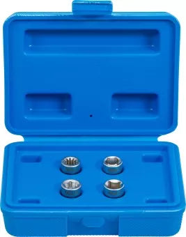 Pentagon Socket Set 12 mm Drive 4 pcs.