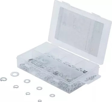 Spring Washer / Washer Assortment Ø 4 - 8 mm 250 pcs.