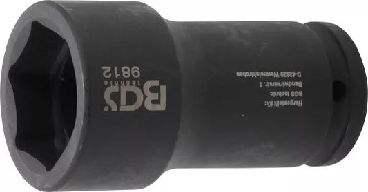 Impact Socket, Hexagon, deep 20 mm (3/4") Drive 38 mm for FUSO / Mitsubishi