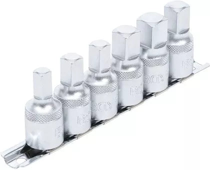 Oil Service Socket Set 12.5 mm (1/2") Drive internal square 6 pcs.