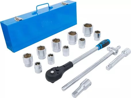 Socket Set 20 mm (3/4") Drive 14 pcs.