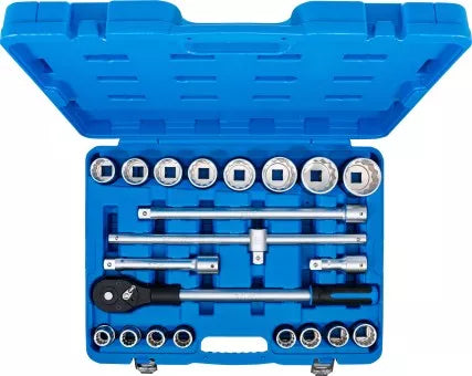 Socket Set 12-point 20 mm (3/4") Drive 21 pcs.