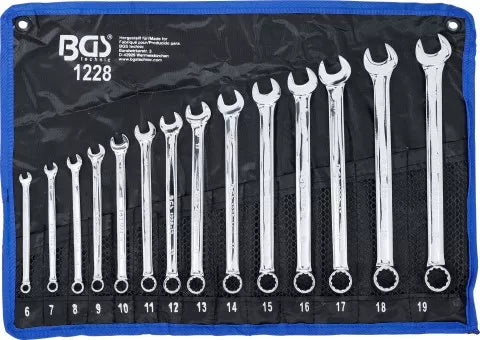 Combination Spanner Set extra long 6 - 19 mm 14 pcs.