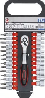 Socket Set 6.3 mm (1/4") Drive 4-13 mm 27 pcs.