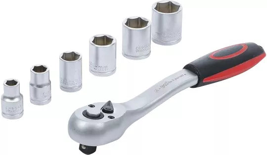 Socket Set 10 mm (3/8") Drive 8-19 mm 7 pcs.