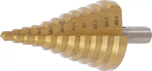 Step Drill titanium-nitrided Ø 6 - 40.5 mm