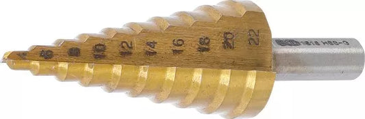 Step Drill titanium-nitrided Ø 4 - 22 mm