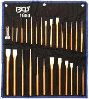 Chisel and Punch Set 28 pcs.