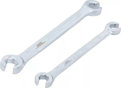 Double Ring Spanner Set, open Type 10 x 11 / 12 x 13 mm 2 pcs.