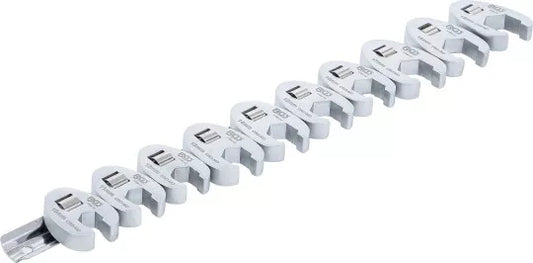 Crowfoot Spanner Set 10 mm (3/8") Drive 10 - 19 mm 10 pcs.