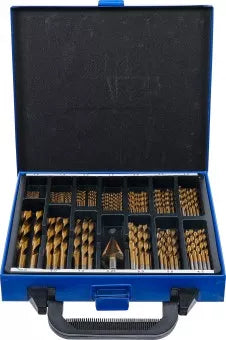 Twist & Step Drill Set HSS titanium nitrated 1 - 10 mm 119 pcs.