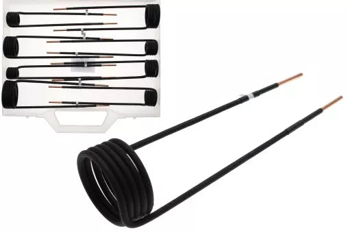 Induction Coil Set for Induction Heater angled 90° for BGS 2169, 3390, 3391 8 pcs.