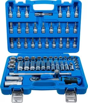 Socket Set 10 mm (3/8") Drive Inch Sizes 61 pcs.