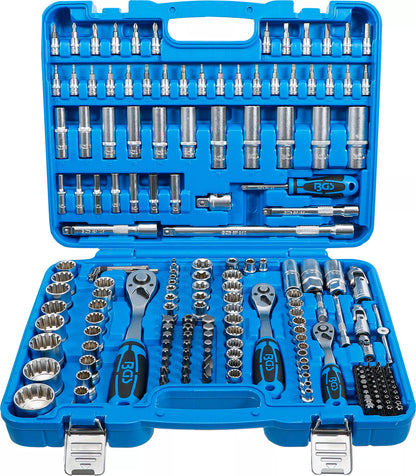 Socket Set Gear Lock 1/4 3/8 1/2 192 pcs.