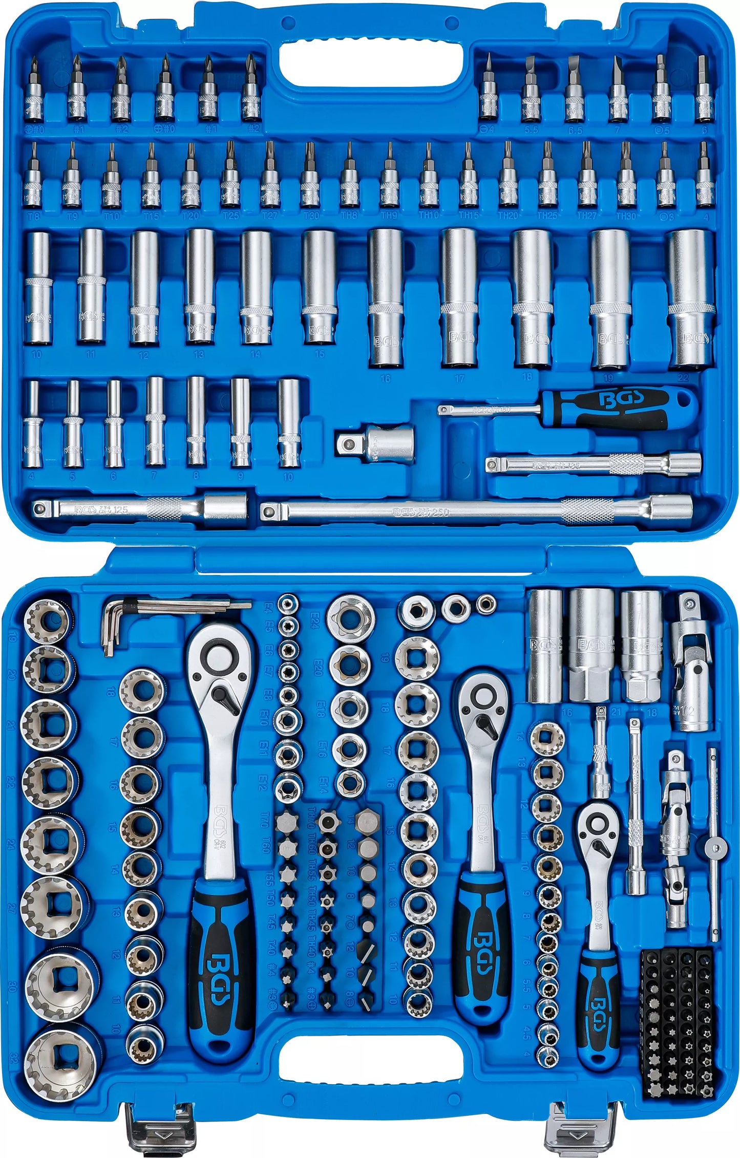Socket Set Gear Lock 1/4 3/8 1/2 192 pcs.