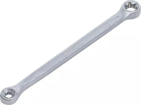 Double Ring Spanner with E-Type Ring Heads E7 x E11