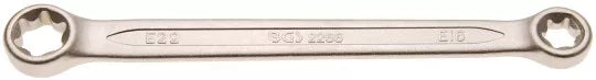 Double Ring Spanner with E-Type Ring Heads E16 x E22