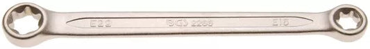 Double Ring Spanner with E-Type Ring Heads E16 x E22