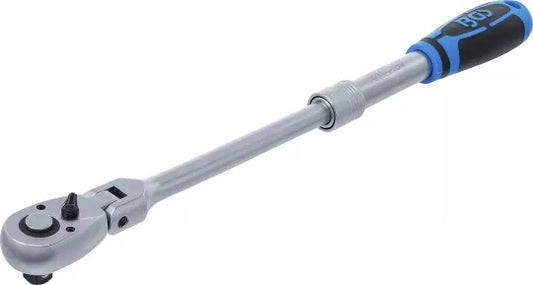 Reversible Ratchet, extendable, bendable 12.5 mm (1/2") 350 - 490 mm