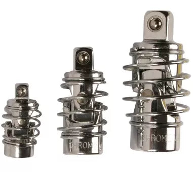 Universal Joint Set with spring 6.3 mm (1/4") / 10 mm (3/8") / 12.5 mm (1/2") 3 pcs.