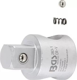 Sliding Adaptor for Extension Bars external square 20 mm (3/4")