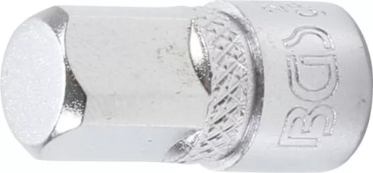 Socket Adaptor internal square 6.3 mm (1/4") - external square 10 mm (3/8")