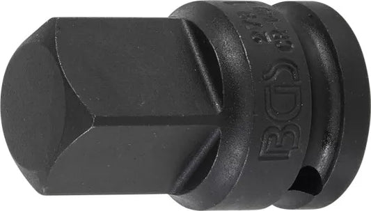 Impact Socket Adaptor internal square 12.5 mm (1/2") - external square 20 mm (3/4")