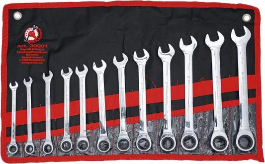 Ratchet Combination Wrench Set 8 - 19 mm 12 pcs.