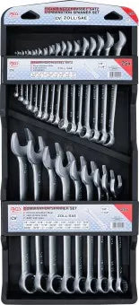 Combination Spanner Set Inch Sizes 1/4" - 1.1/4" 25 pcs.