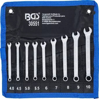 Combination Spanner Set 4 - 10 mm 9 pcs.