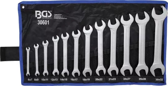 Double Open End Spanner Set 6 - 32 mm 12 pcs.