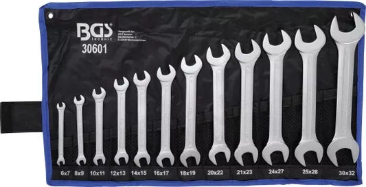 Double Open End Spanner Set 6 - 32 mm 12 pcs.