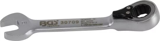 Ratchet Combination Wrench short reversible 9 mm