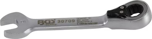 Ratchet Combination Wrench short reversible 9 mm