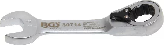 Ratchet Combination Wrench short reversible 14 mm