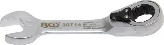Ratchet Combination Wrench short reversible 14 mm