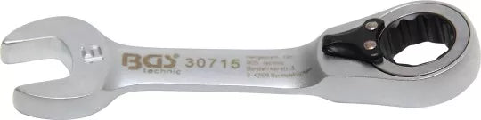 Ratchet Combination Wrench short reversible 15 mm